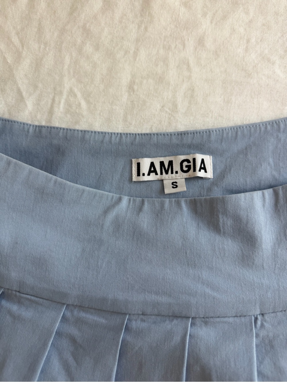 I.AM.GIA Remini Pleated Micro Mini Skirt Blue - Picture 5 of 12